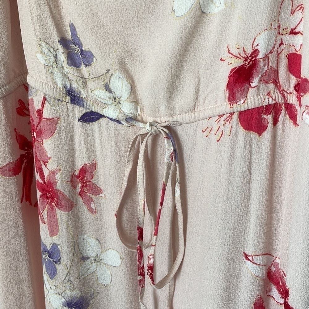Lulu’s Feeling The Frills Floral Ruffle Spaghetti Strap Dress Size L - Picture 6 of 11